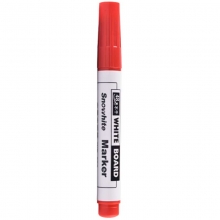 白雪（snowhite）WB-558 圆头白板笔/可擦笔 10支/盒 红色