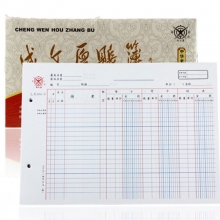 成文厚（ChengWenHou）乙式-504-2 货物分类帐/材料分类帐/帐页（16K）265*190mm 借贷存 100张/本