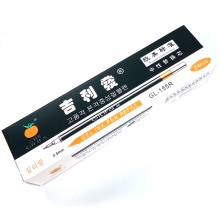 吉利发（JILIFA）GL-155R 欧标中性笔芯（适用GL007）0.5mm 黑色 24支/盒