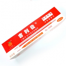 吉利发（JILIFA）GL-155R 欧标中性笔芯（适用GL007）0.5mm 红色 24支/盒