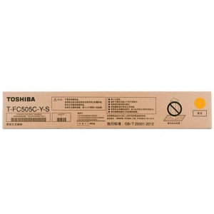 东芝（TOSHIBA）T-FC505C-Y-S 黄色低容碳粉 70g（适用e-STUDIO 2000AC 2500AC 2505AC 3005AC 3505AC 4505AC 5005AC）