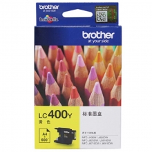 兄弟（brother）LC400Y 黄色墨盒（适用MFC-J430W J825DW J625DW 6710DW 6910DW）