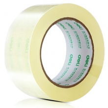 得力（deli）30205 透明封箱胶带/宽胶带 48mm*100y*50um（91.4米） 6卷/筒