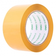 得力（deli）30237 高品质封箱胶带/宽胶带 48mm*40y*50μm（36.5m/卷）米黄色 6卷装