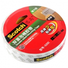 3M思高（Scotch）320C 强力型双面泡棉胶带 24mm*5.5m