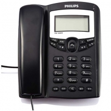 飞利浦（PHILIPS）TD-2816 有绳电话机 双接口/磨砂质感/免提/家用/商务办公电话机/座机 （蓝色）