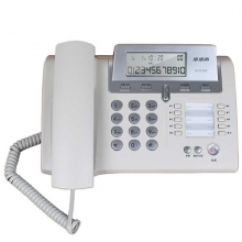 步步高（BBK）HCD288 办公商务电话机/座机 来电显示/双插孔可接分机/一键拨号/免提通话 雅典灰