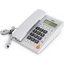 得力（deli）785 来电显示免提通话电话机/座机（白色）