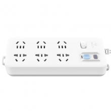 公牛（BULL）GN-705 漏电保护带保护门插座/接线板/插线板 防触电插排 总控六位 3米