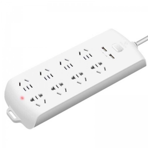 公牛（BULL）GN-B208U 新国标带USB插座/插线板/接线板 8位总控 3米