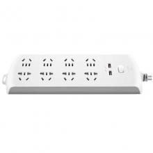 公牛（BULL）GN-B208U 新国标带USB插座/插线板/接线板 8位总控 3米