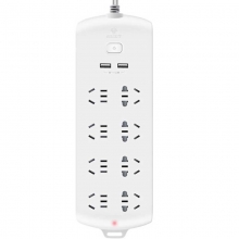 公牛（BULL）GN-B208U 新国标带USB插座/插线板/接线板 8位总控 3米