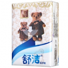 舒洁（Kleenex）小熊印花手帕纸面巾纸小包纸巾 10包/条