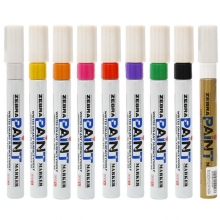 斑马（ZEBRA）MOP-200M PAINT 油漆笔/补漆笔/记号笔/签名签到笔（绿色）