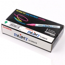 斑马（ZEBRA）MOP-200M PAINT 油漆笔/补漆笔/记号笔/签名签到笔（蓝色）