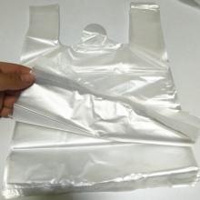 国产 塑料袋/垃圾袋/手提袋/背心袋 25*36cm（白色）普厚型 100个/包