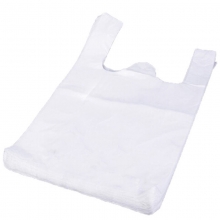 国产 塑料袋/垃圾袋/手提袋/背心袋 36*55cm（白色）加厚型 50个/包