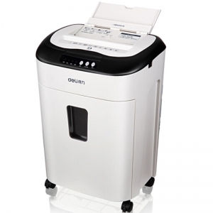 得力（deli）9926 高端长时间全自动碎纸机 5级保密文件颗粒粉碎机碎纸机 双入纸口 自动进纸