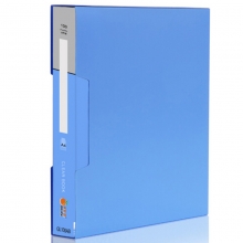 吉利发（JILIFA）GL100AB(带盒) 标准轻便型资料册文件册A4插页文件夹资料夹 蓝色 A4 100页 含外盒