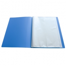 吉利发（JILIFA）GL60AB 标准轻便型资料册文件册A4插页文件夹资料夹 蓝色 A4 60页