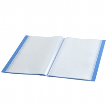 吉利发（JILIFA）GL60AB 标准轻便型资料册文件册A4插页文件夹资料夹 蓝色 A4 60页