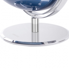 得力（deli）2162 万向双轴旋转世界地球仪 金属底座 直径25cm 蓝色