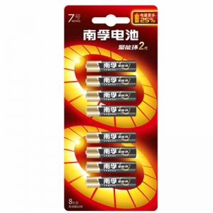 南孚（NANFU）LR03 7号碱性电池 1.5V  8粒装