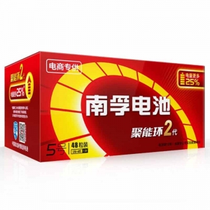 南孚（NANFU）LR06 5号碱性电池 1.5V  48粒装