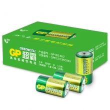 超霸（GP）1号超强碳性电池无汞1.5V环保干电池 20粒装