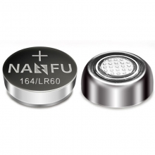 南孚（NANFU）164/LR60 纽扣电池1.5V无汞碱性电池 364/AG1 挂卡10粒装