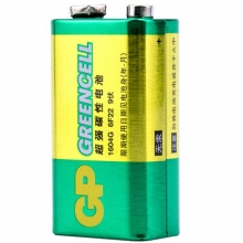 超霸（GP）9V高性能超强碳性电池 1604G 6F22  九伏 10节装