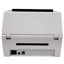 得力（deli）DL-820T 热敏小票条码不干胶电子面单打印机 热转印碳带标签打印机 108mm