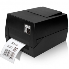 得力（deli）DL-825T 热敏+热转印标签打印机 不干胶条码电子面单打印机 108mm 黑色