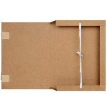 永硕（UOSO）A4-8cm 进口牛皮纸档案盒 纸质档案盒  10个装