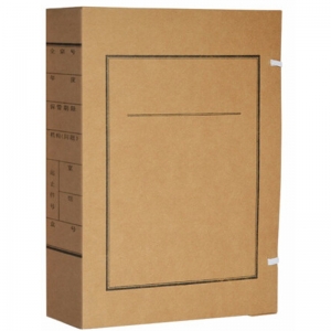 永硕（UOSO）A4-5cm 进口无酸牛皮纸文书档案盒 纸质档案盒 50个装