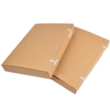 永硕（UOSO）A4-5CM 空白无酸牛皮纸档案盒 无字档案盒 10个装