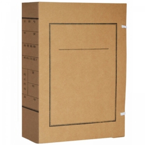 永硕（UOSO）A4-6cm 进口无酸牛皮纸文书档案盒 纸质档案盒 50个装