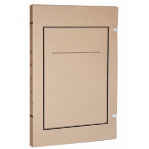 永硕（UOSO）A4-1cm 国产无酸牛皮纸文书档案盒 纸质档案盒 50个装