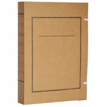 永硕（UOSO）A4-3cm 进口无酸牛皮纸文书档案盒 纸质档案盒 50个装