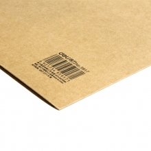 得力（deli）5917 牛皮纸A4文件套 L型资料文件袋 单页文件夹 米黄色 10只装