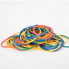 得力（deli）3219 筒装彩色橡胶圈橡皮筋 50g