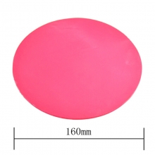 雪奥（XUEAO）0524 圆形高级印章垫 红色 直径160mm 厚度3mm