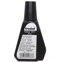 卓达（trodat）7011 印油/翻转印章专用水性油墨补充液万次章油 28ml 黑色