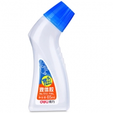 得力（deli）7312 高粘度弯头胶水/液体胶水 65ml*12瓶/盒