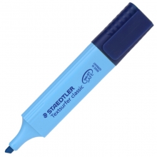 施德楼（STAEDTLER）364-3 隐形喷墨荧光笔彩色重点标记笔 1-5mm 蓝色