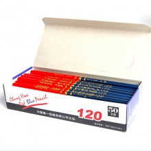 中华（GHUNG HWA）120 HB 红蓝双头铅笔/双色铅芯/彩色铅笔/特种铅笔 50支装