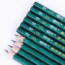 中华（GHUNG HWA）101 4B 木制绘图铅笔/素描美术书写铅笔 12支/盒