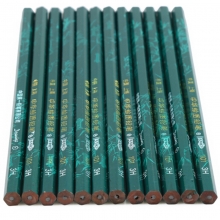 中华（GHUNG HWA）101 3H 木制绘图铅笔/素描美术书写铅笔 12支/盒