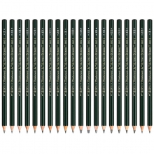 三菱（Uni）9800 4B高级绘图铅笔/素描铅笔/美术绘图木头铅笔 12支装