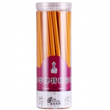 中华（GHUNG HWA）536 五星特种铅笔/彩色铅笔/玻璃笔/石材笔 黄色 50支装